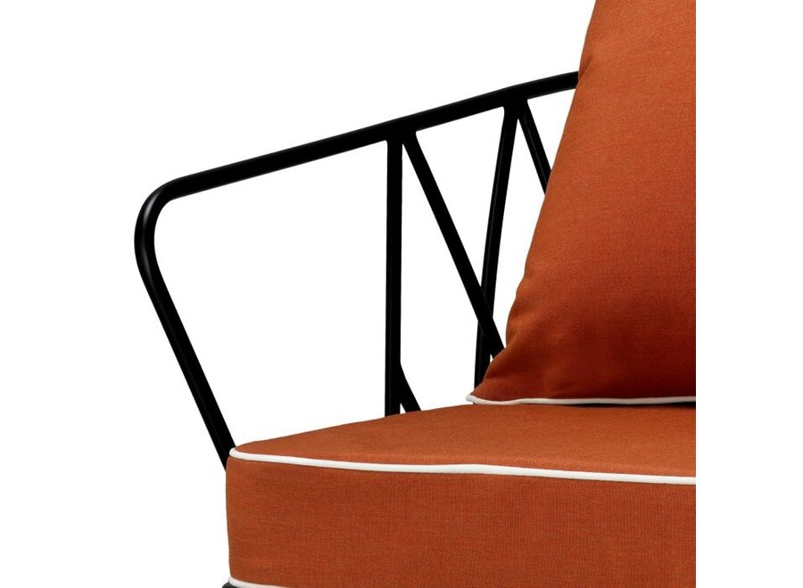 Gartenstuhl 'Clifton' - blaise orange