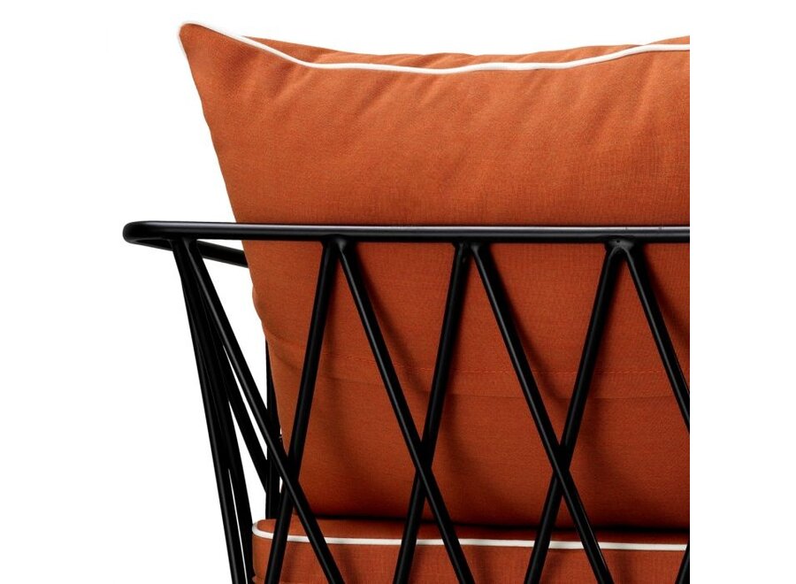 Gartenstuhl 'Clifton' - blaise orange