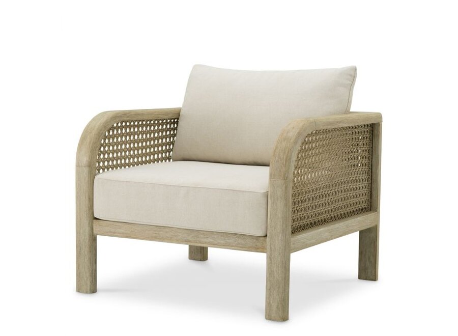 Outdoor chair 'Julian' - viola sand