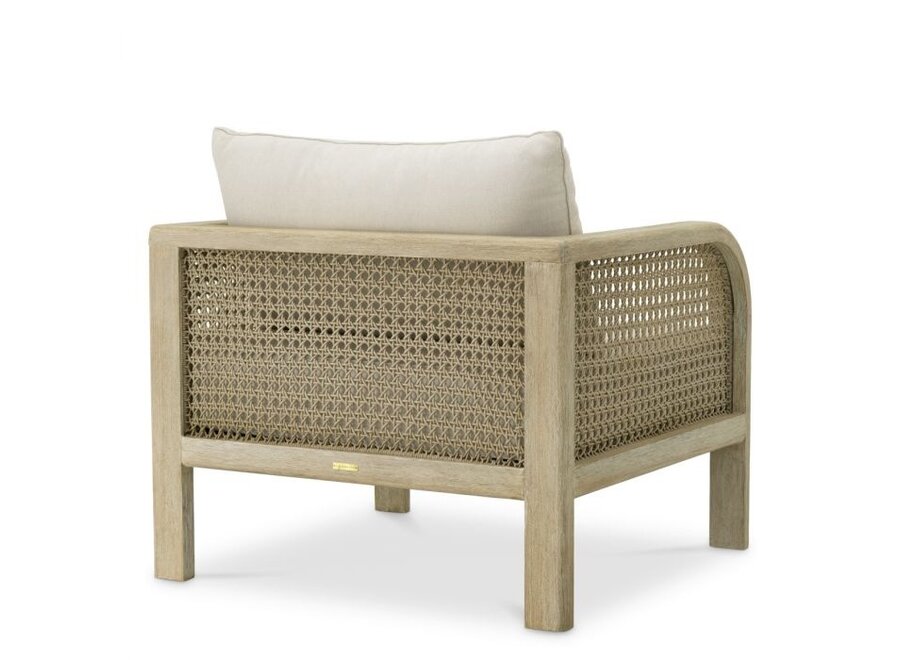 Outdoor chair 'Julian' - viola sand