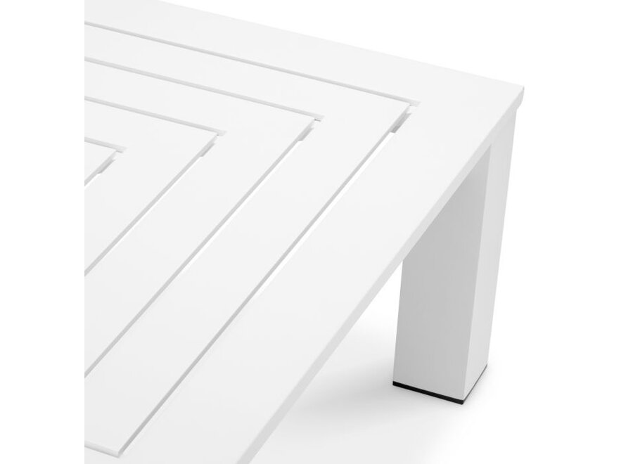 Table basse d'extérieur 'Vistamar'  - Matt white