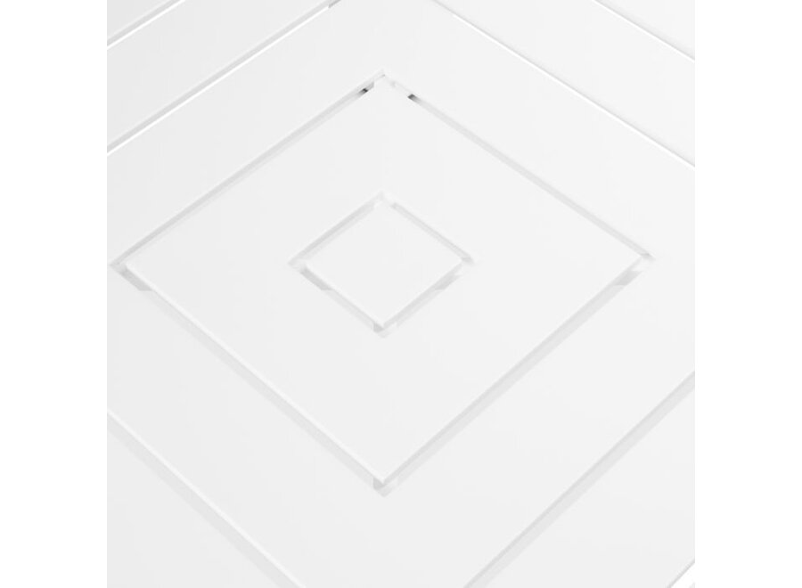 Table basse d'extérieur 'Vistamar'  - Matt white