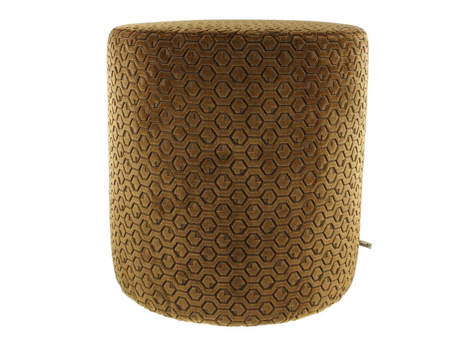 Poef Michael Dark Gold