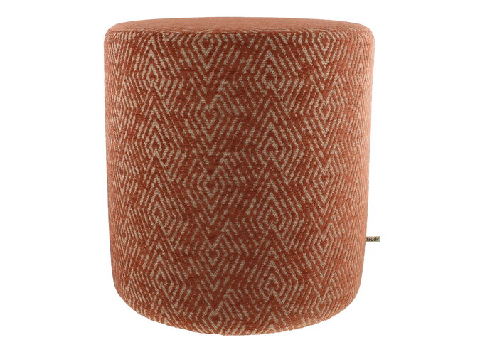 Pouf Vaxholm Burned Orange