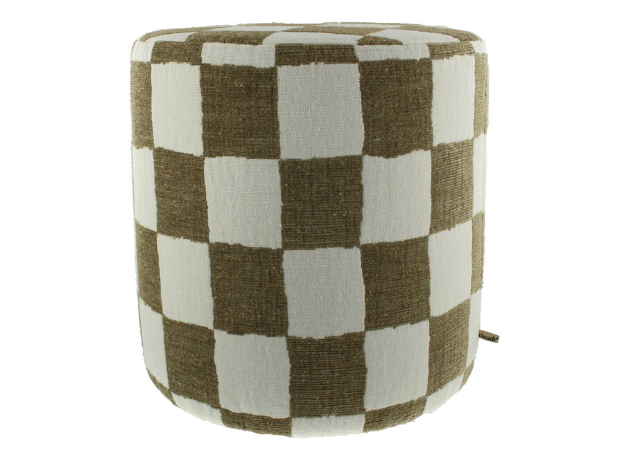 Pouf Checky Tobacco