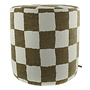 Pouf Checky Tobacco
