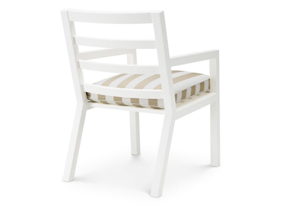 Outdoor-Esszimmerstuhl 'Delta' - Matte white