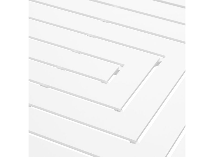 Outdoor Dining table 'Vistamar' - Matt white