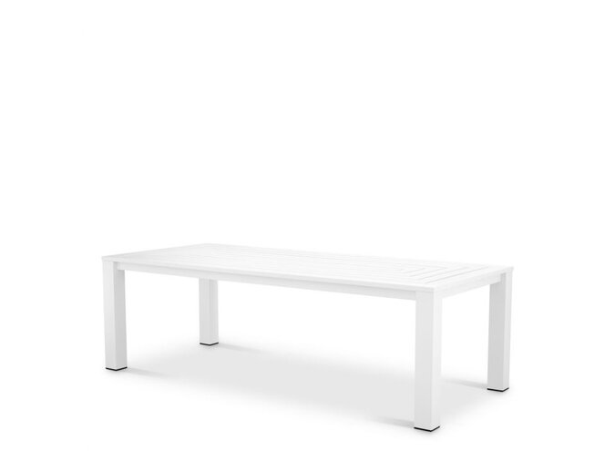 Outdoor Dining table Vistamar - Matt white