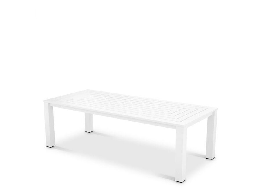 Outdoor Table à manger 'Vistamar' - Matt white
