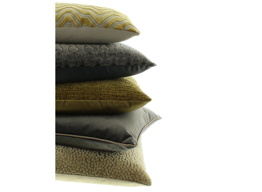 Coussin décoratif Shaggy Mustard