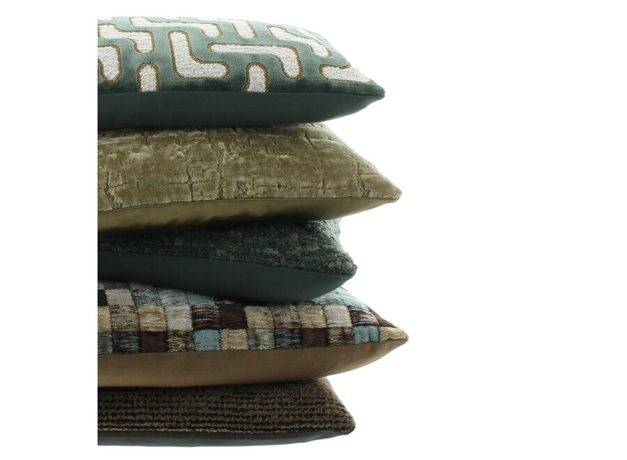 Coussin décoratif Blanka Dark mint