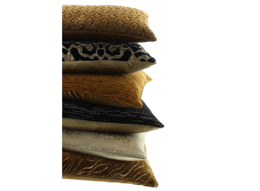 Coussin décoratif Talissa Indigo / Gold