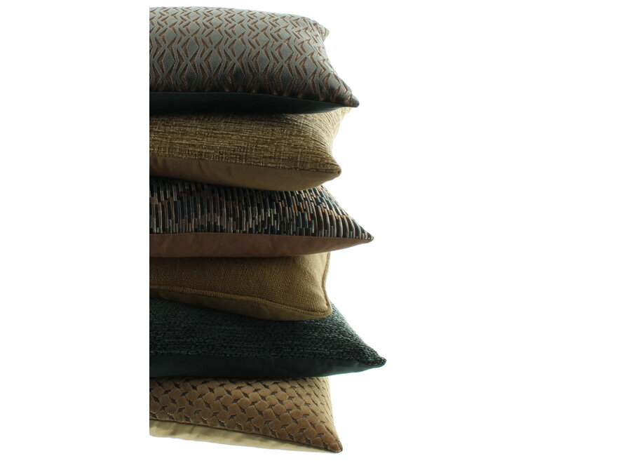 Decorative cushion Sohos Exclusive Camel + Piping