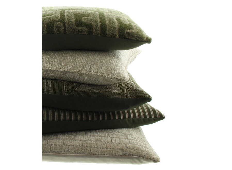 Decorative cushion Chirelle Naturel + Piping