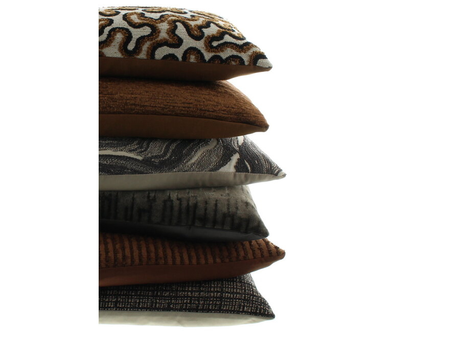 Sierkussen Ondetty Dark taupe