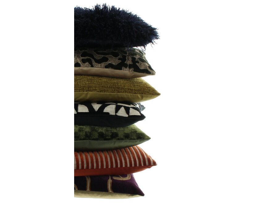 Coussin décoratif Shaggy Mustard