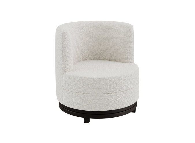 Swivel armchair 'Ayden' - Malibu Cream