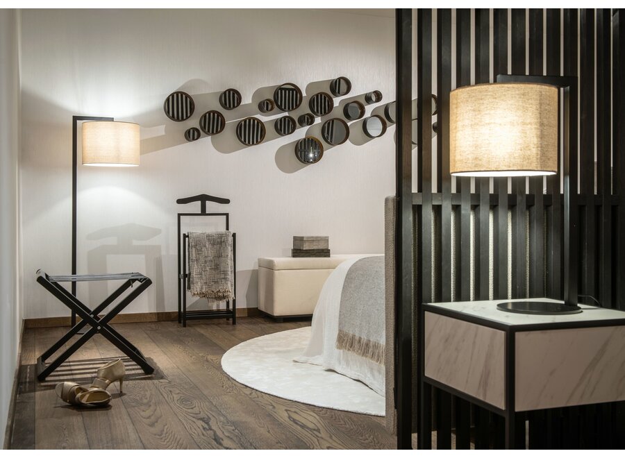 Miroirs ronds 'Frome' - Bronze