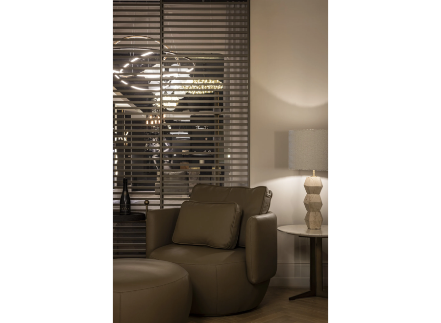 Armchair 'Dante' -  Leather Caramel