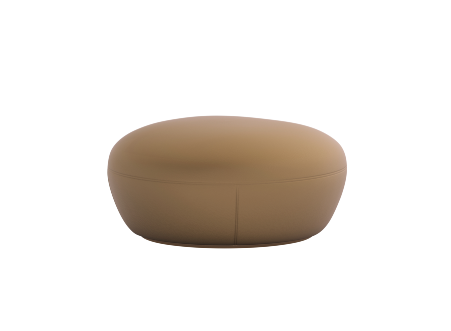 Hocker 'Dante' - Leather Caramel