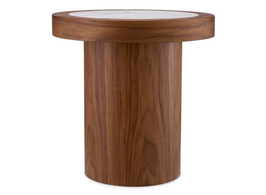 Table d'appoint 'Presedio' - Walnut veneer