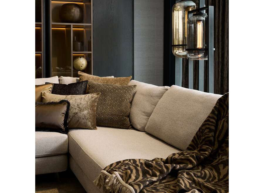 Plaid Zebby Dark Taupe