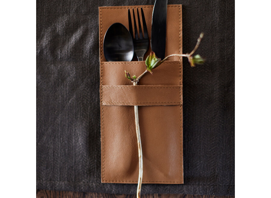 Pochette à couverts Camou - Lot de 2