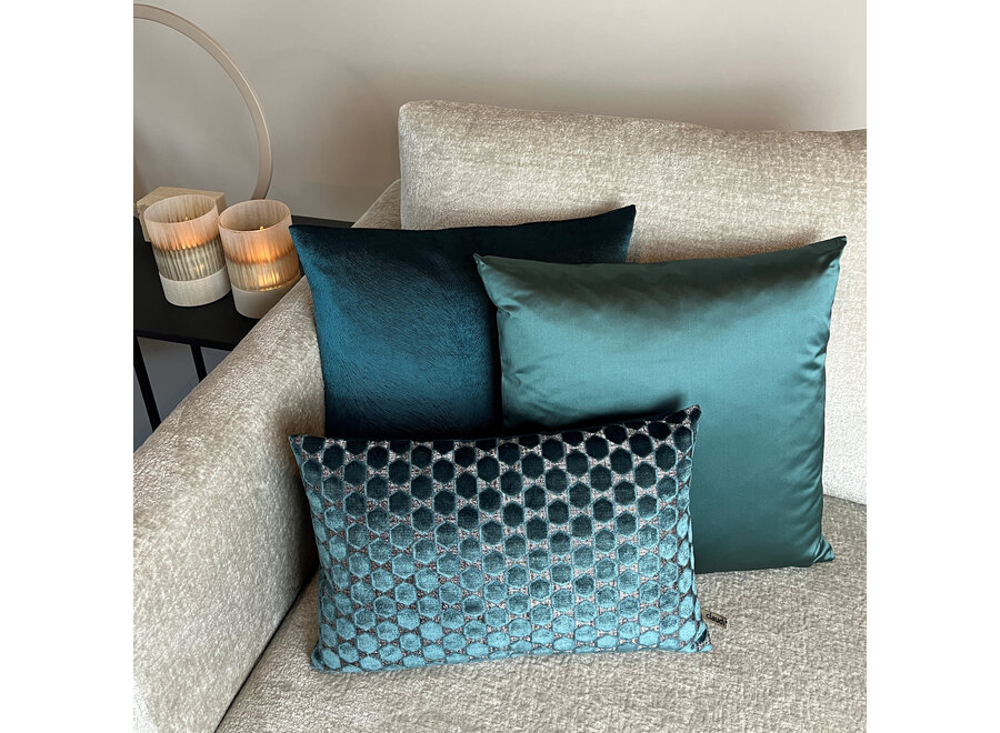 Cushion combination Petrol II: Orsina, Dafne & Perla