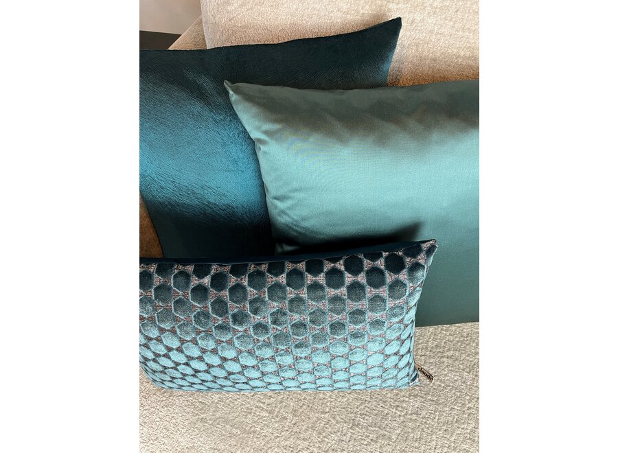 Cushion combination Petrol II: Orsina, Dafne & Perla