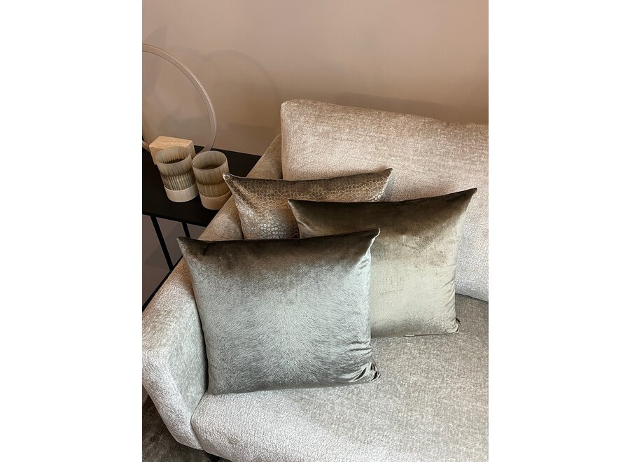 Combinaison de coussins Taupe: Paulina, Perla & Biagio