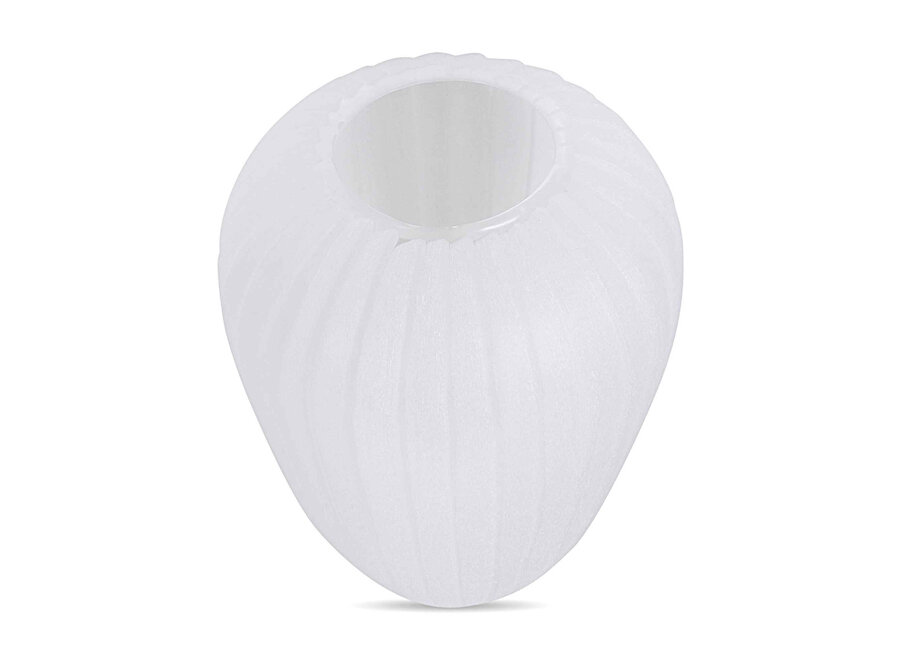 Vase 'Topaz' M - White
