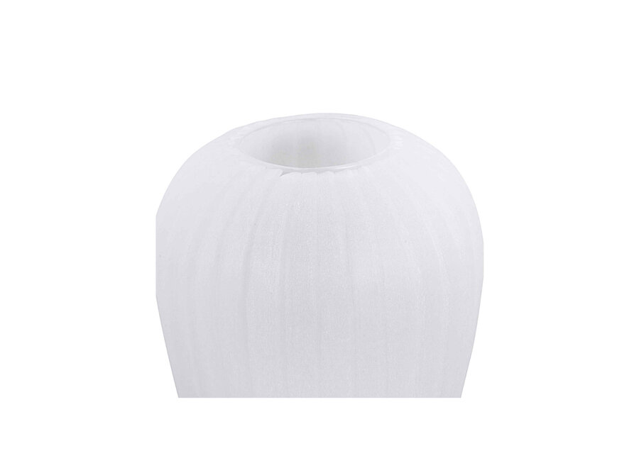 Vase 'Topaz' M - White