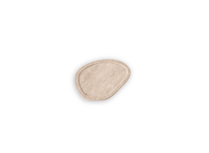 Organisch dienblad 'Verdana Travertine'