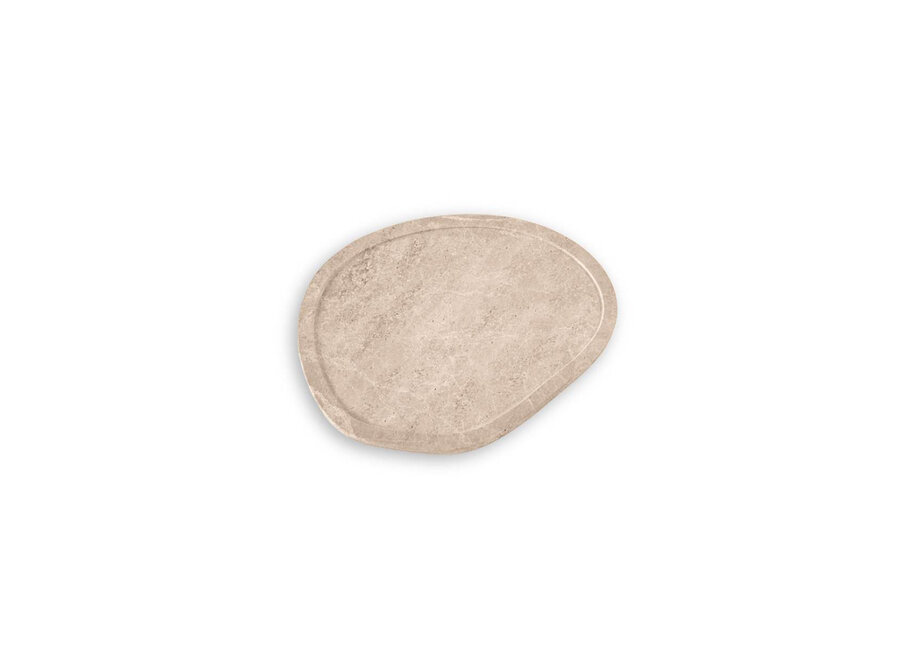 Plateau organique 'Verdana Travertine'
