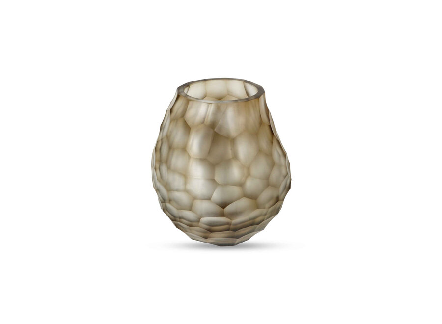 Tealight 'Facet' - Smoke