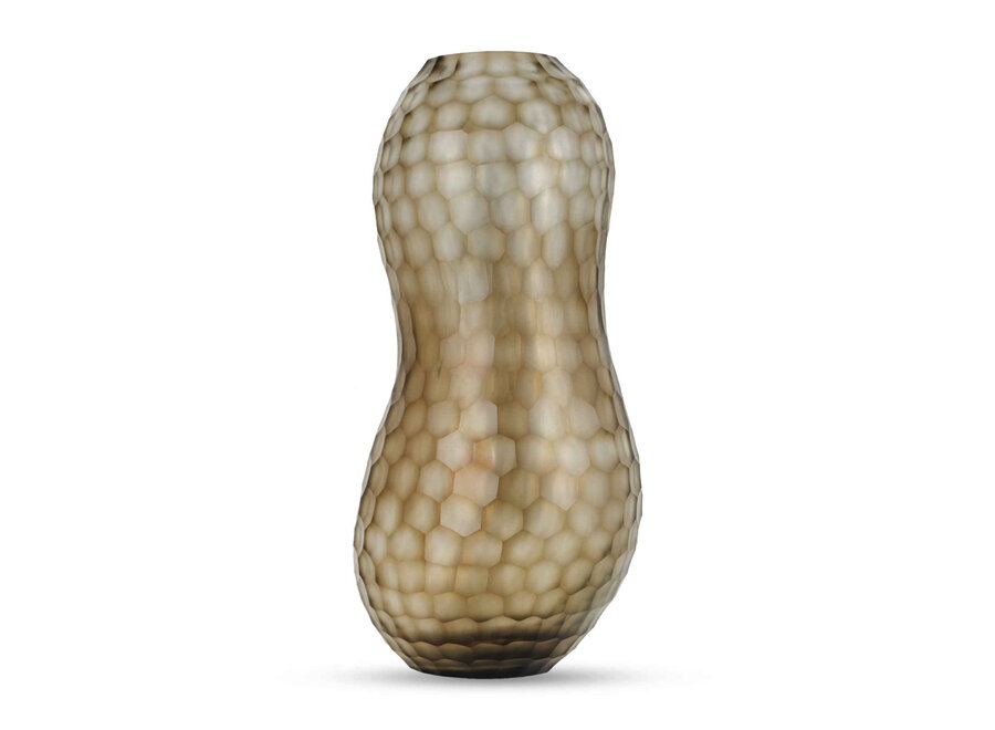 Vase 'Facet' L - Smoke