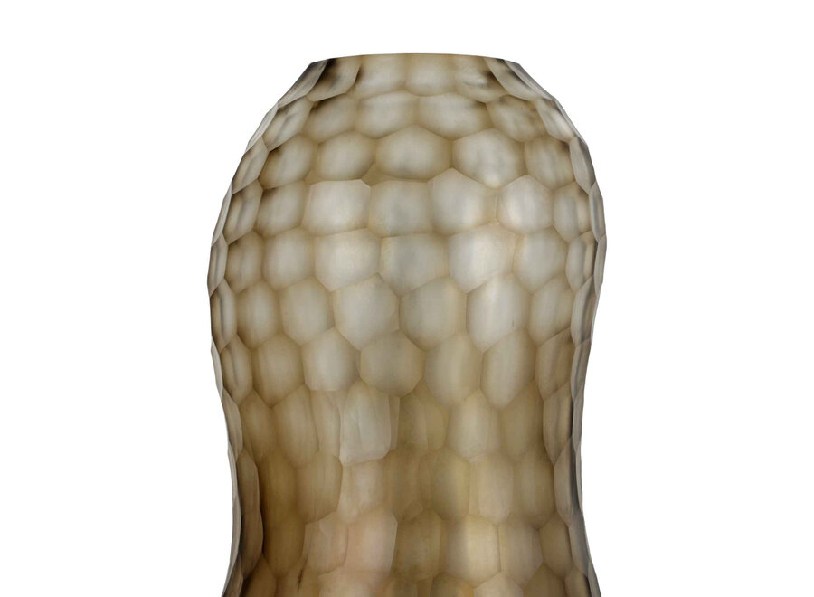 Vase 'Facet' L - Smoke