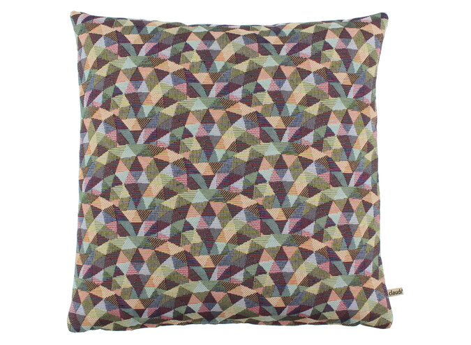 Coussin Graphic Pyramid Multicolor Light
