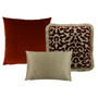 Combinaison de coussins Red/Gold: Rosana, Talissa & Diamo
