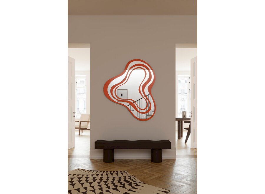 Miroir 'Nimbus'  - Orange
