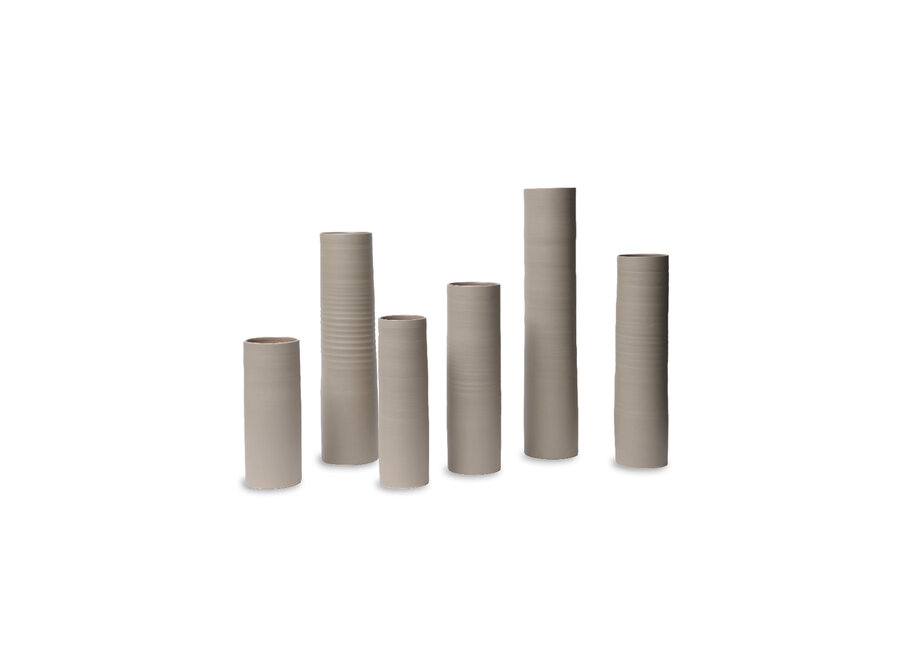 Vase 'Eclipcia' Light Taupe - 35