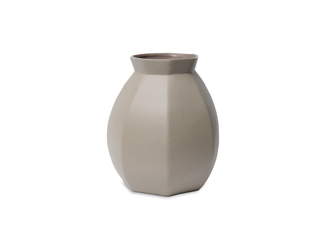 Vase 'Elysian' M - Light Taupe