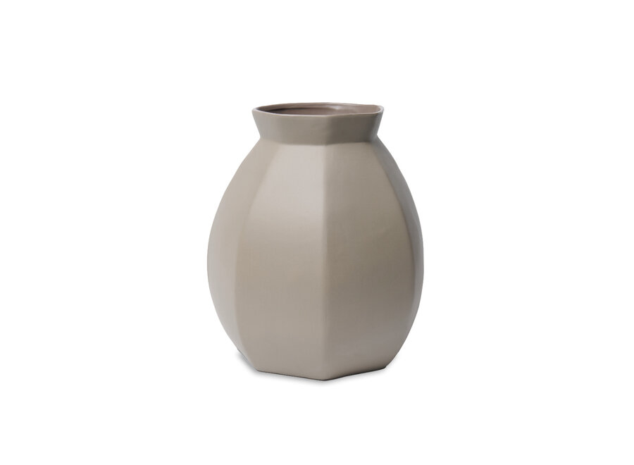 Vase 'Elysian' M - Light Taupe