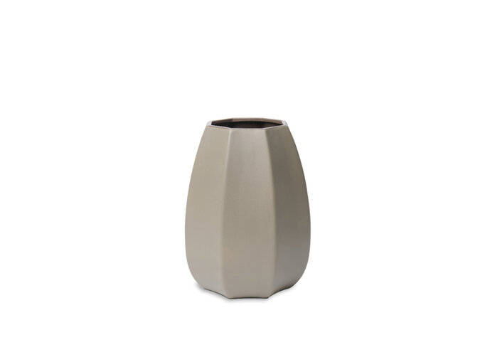 Vase 'Virelle' M - Light Taupe