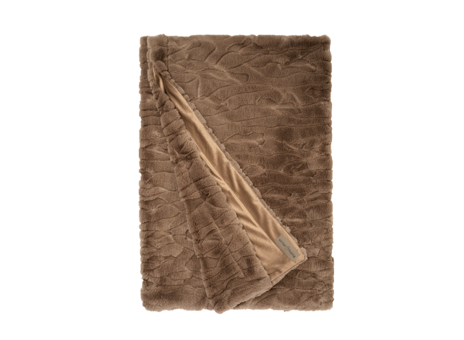 Fur throw - Fennec Mocca