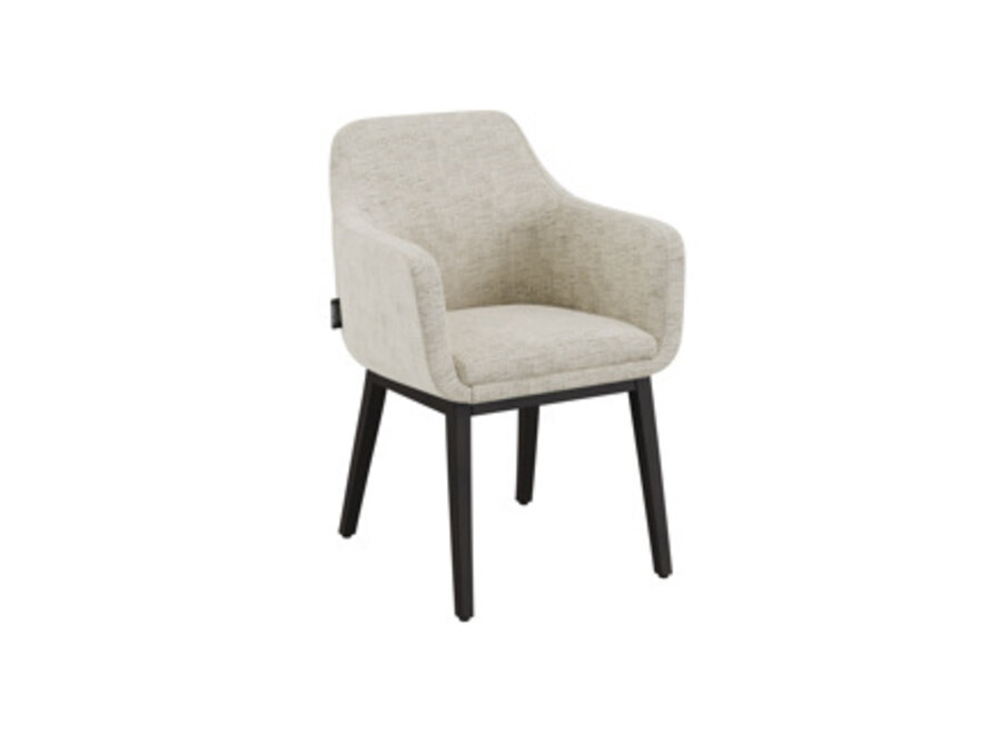 Chaise de salle à manger 'Volvere' - Zena Cream