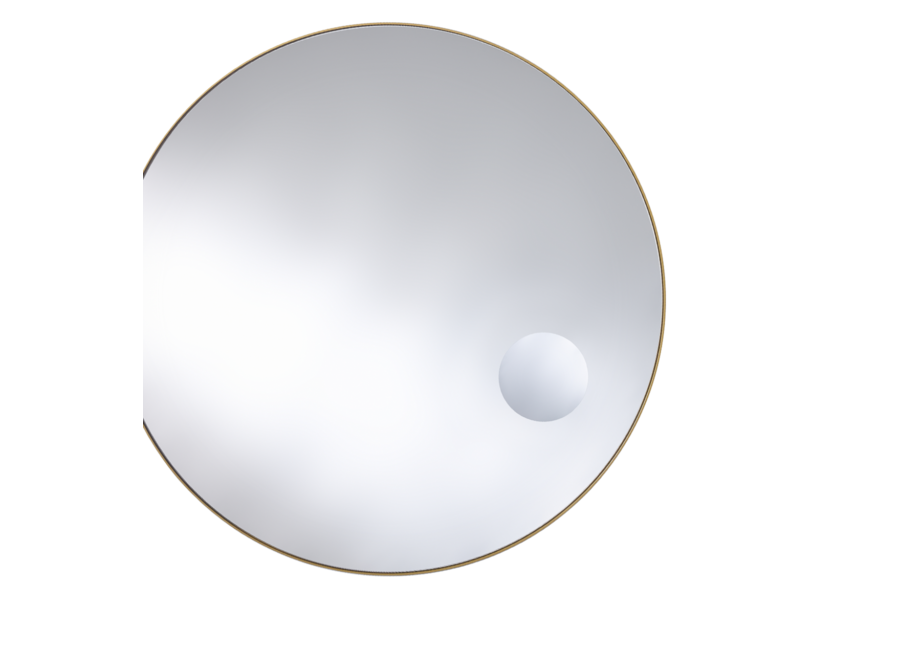 Miroir 'Hoop zoom' - M - Bronze