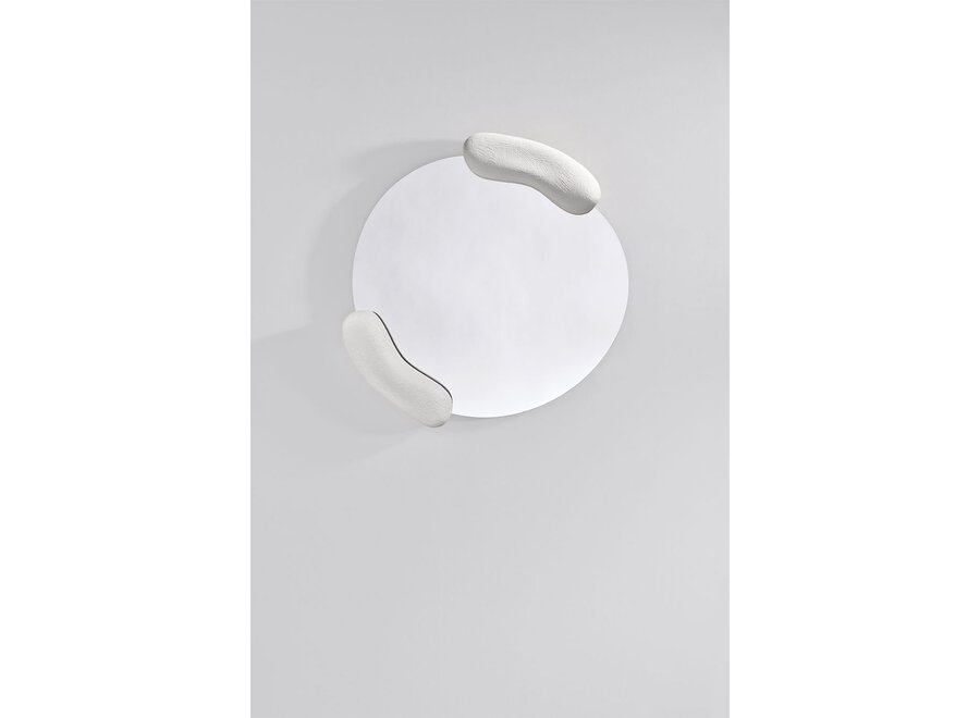 Spiegel 'Calco' - Round - White