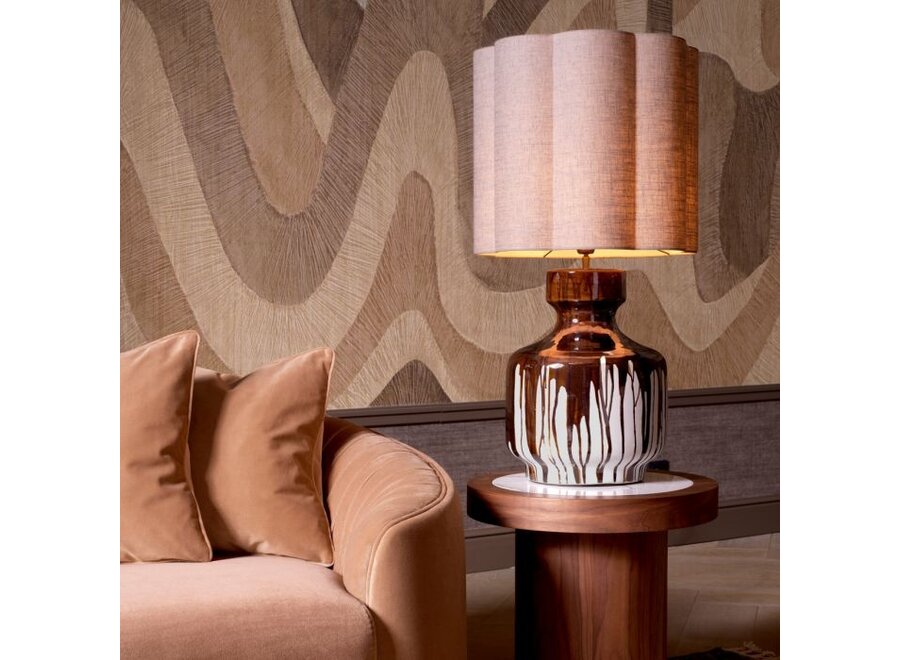 Lampe à poser Lorena - Brown